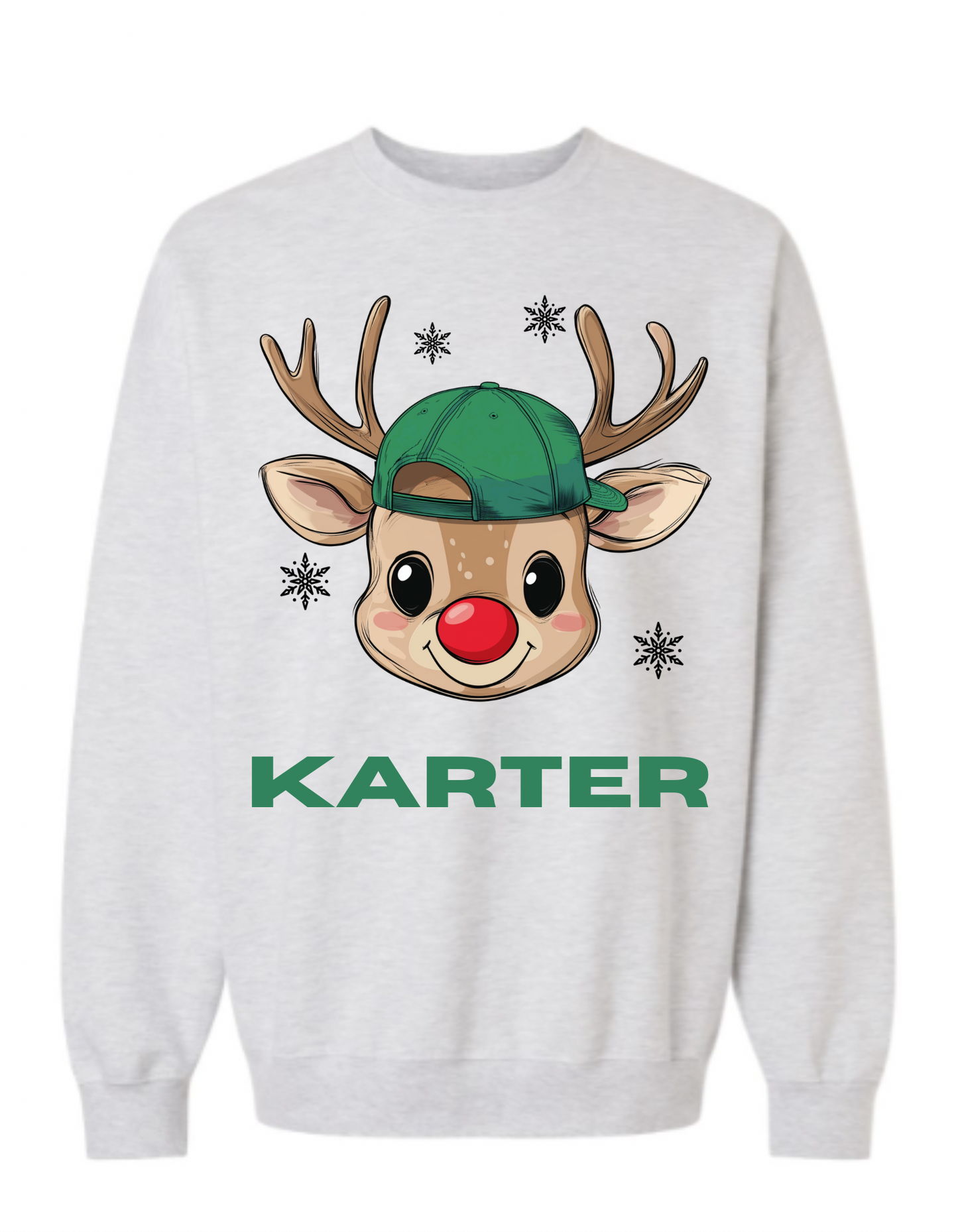 Kids Reindeer Customizable Tee