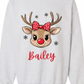 Kids Reindeer Customizable Tee