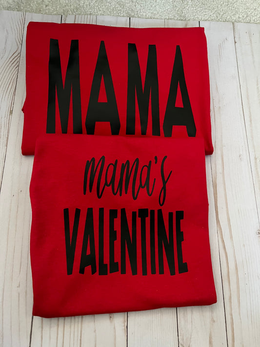 Mama & Me Valentine Shirts